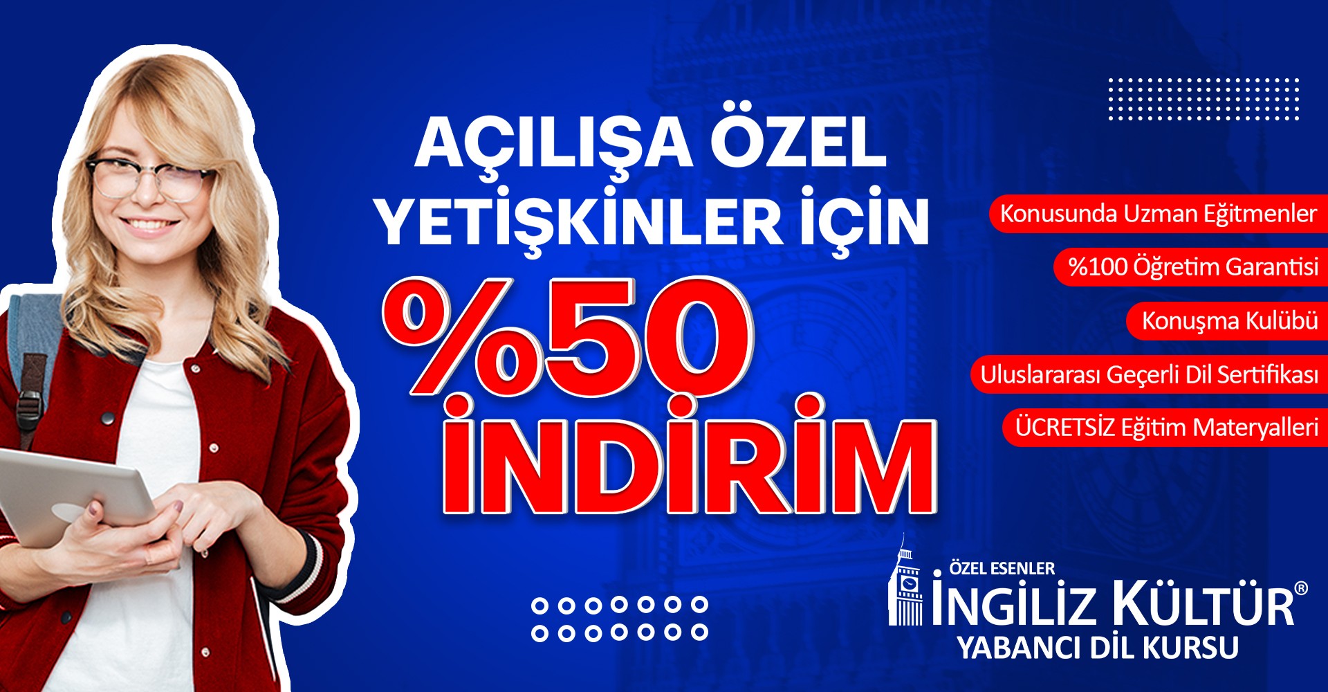 Esenler İngiliz Kültür Yetişkinler İçin İngilizce